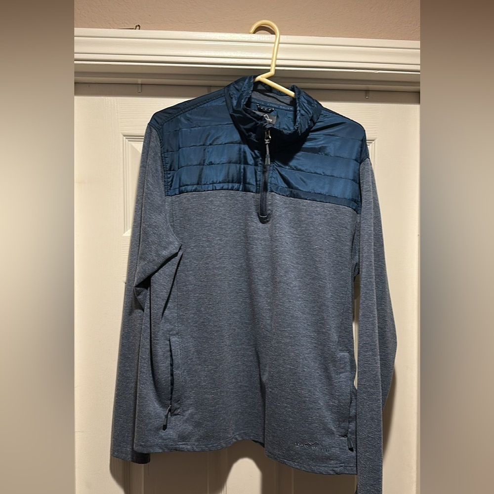 Eddie Bauer Blue Half-Zip Pullover